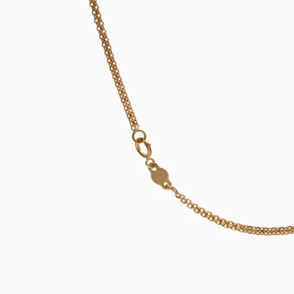 زنجیر طلای ۱۸ عیار - طرح بیزمارک تخت